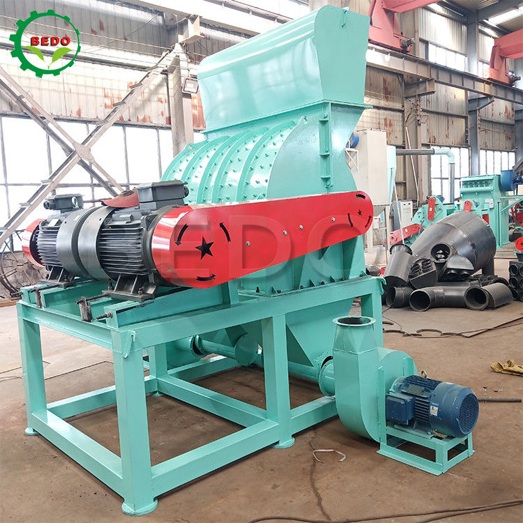 380V Alloy Steel Wood Crusher Machine Chips Hammer Mill Machine For Making Sawdust