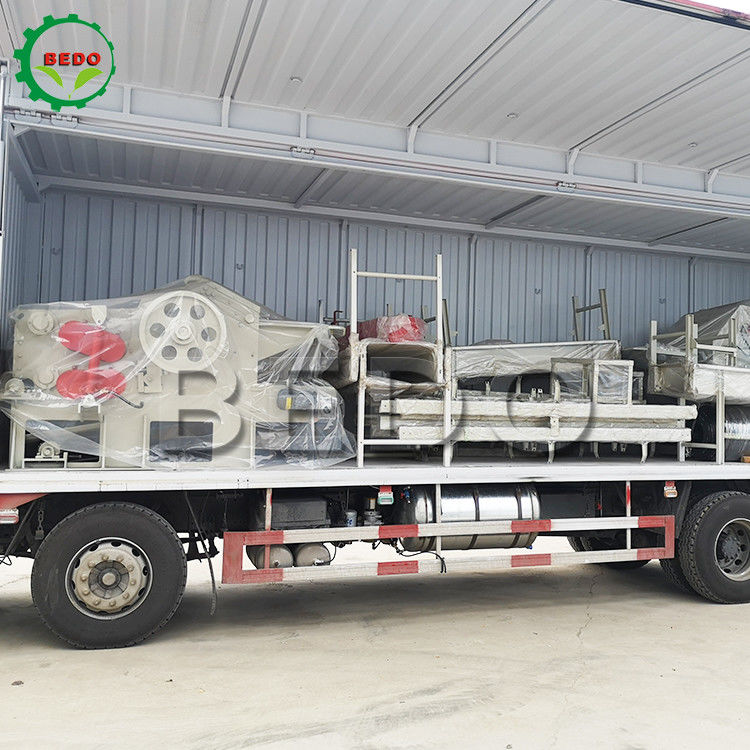 Palm EFB Pusta niszczarka do kiści owoców Rębak do drewna Silnik wysokoprężny 110 kW do elektrowni na biomasę