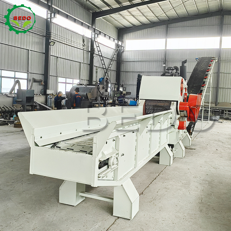 Samodzielne 235HP Maszyna do drzew 700x400mm Inlet Heavy Duty Chipping Industrial Drum Shredder