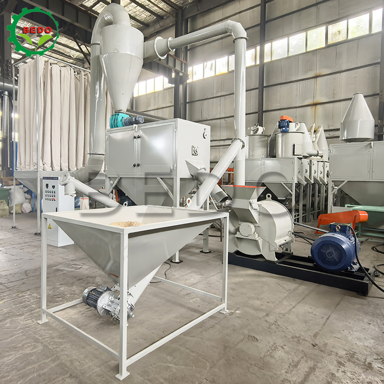 50Hz Low Noise Wood Powder Machine z maksymalnym rozmiarem zasilającym 8 mm dla wydajnego szlifowania pyłu piłowego