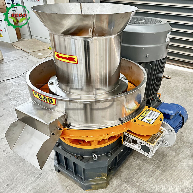 Wydajna maszyna do produkcji peletów drzewnych ze stali nierdzewnej o wydajności 500 kg/h do produkcji peletów z biomasy