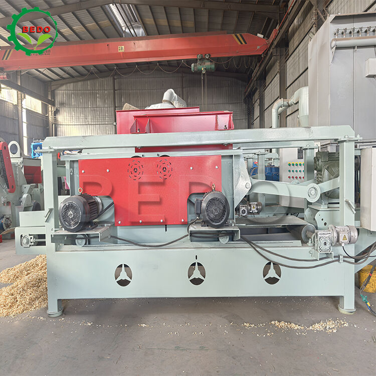 1-10mm regulowalna maszyna do drzew 7,5kw główny wał 800kg/h