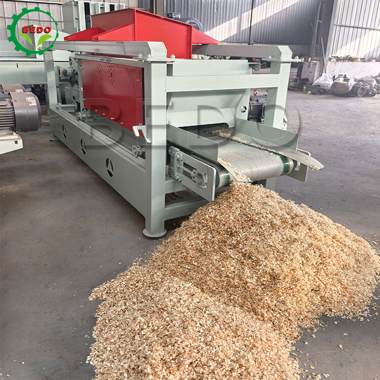 1-10mm regulowalna maszyna do drzew 7,5kw główny wał 800kg/h