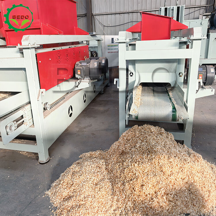 Przemysłowa maszyna do drzewoty z mocą głównego wału 7,5 kW*4 dla 1-2 mm grubości szyn i 3600 r/min prędkości obrotowej