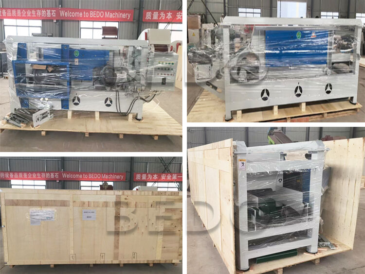 Maszyna do produkcji wiórów drewnianych z rolką 125mm, korpus ze stali węglowej, wyposażenie z podwójnym wałem głównym 7,5 kW