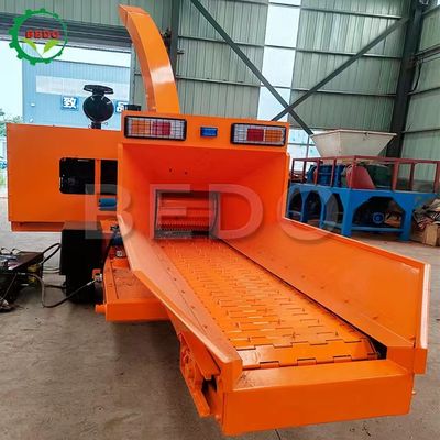 Ciągła praca ogródniowo-owocowy drzewo szczotka gałęzia Shredder Machine