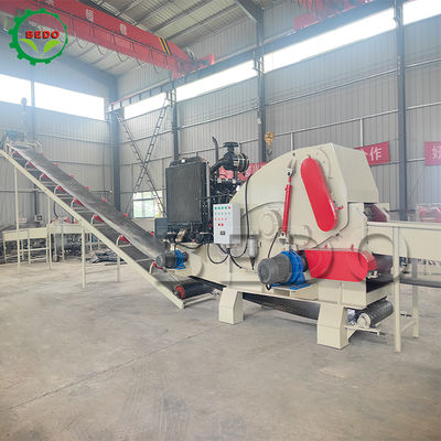 Napędzana silnikiem wysokoprężnym maszyna do szczelinowania drewna o mocy głównej 235 KM i certyfikat CE