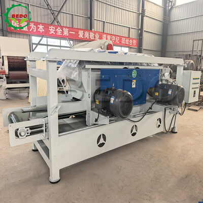 50Hz Alloy Steel Blade Wood Shavings Machine 400kg/h Capacity Heavy Duty Woodworking Equipment