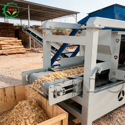 Automatyczna maszyna do drzewopłuc Ostrze ze stali stopowej 125 mm Roller 400 kg/h Pojemność Sprzęt przemysłowy
