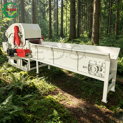 Maszyna do rozdrabniania łuski kokosowej o mocy 75 kW, elektryczna do produkcji włókna kokosowego i podłoży uprawowych w Indonezji