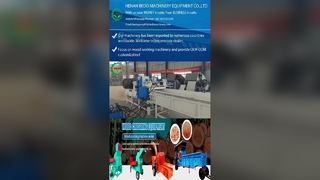 Przemysłowa maszyna do produkcji trocin drzewnych o dużej wydajności z silnikiem elektrycznym